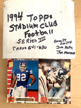 1994 NFL Topps Stadium Club Series 3 Football Complete 90 Card Set New Open Box - £7.89 GBP