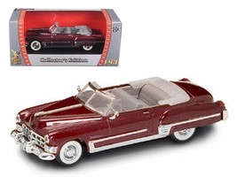 1949 Cadillac Coupe DeVille Convertible Burgundy Metallic 1/43 Diecast Car by R - £19.10 GBP