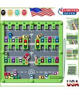 Safe Montessori Alphabet Puzzle with Magnetic Cars - Ideal for Toddlers ... - $958.43 MXN