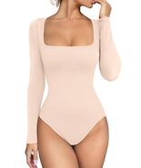 Meyeeka Racerback Sleeveless Bodysuit Tank Top Carob Brown Size S - $6.32 CAD