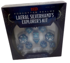 D&amp;D Forgotten Realms Laeral Silverhand&#39;s Explorer&#39;s Kit 11 Dice Roleplaying NEW - £23.32 GBP