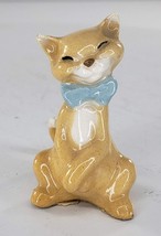 Hagen Renaker Happy Cat Orange Bow Tie Miniature Figurine *Repaired* - £30.05 GBP