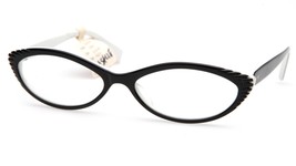 New SERAPHIN LaSalle 8602 Black White Eyeglasses 53-16-140mm B28mm - £135.49 GBP