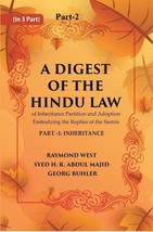 A Digest of the Hindu Law : of Inheritance Partition and Adoption Embodying the  - £19.75 GBP