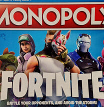 Monopoly Fortnite Open Box Unpunched Sealed Pieces Hasbro Epic Board Gam... - $24.99