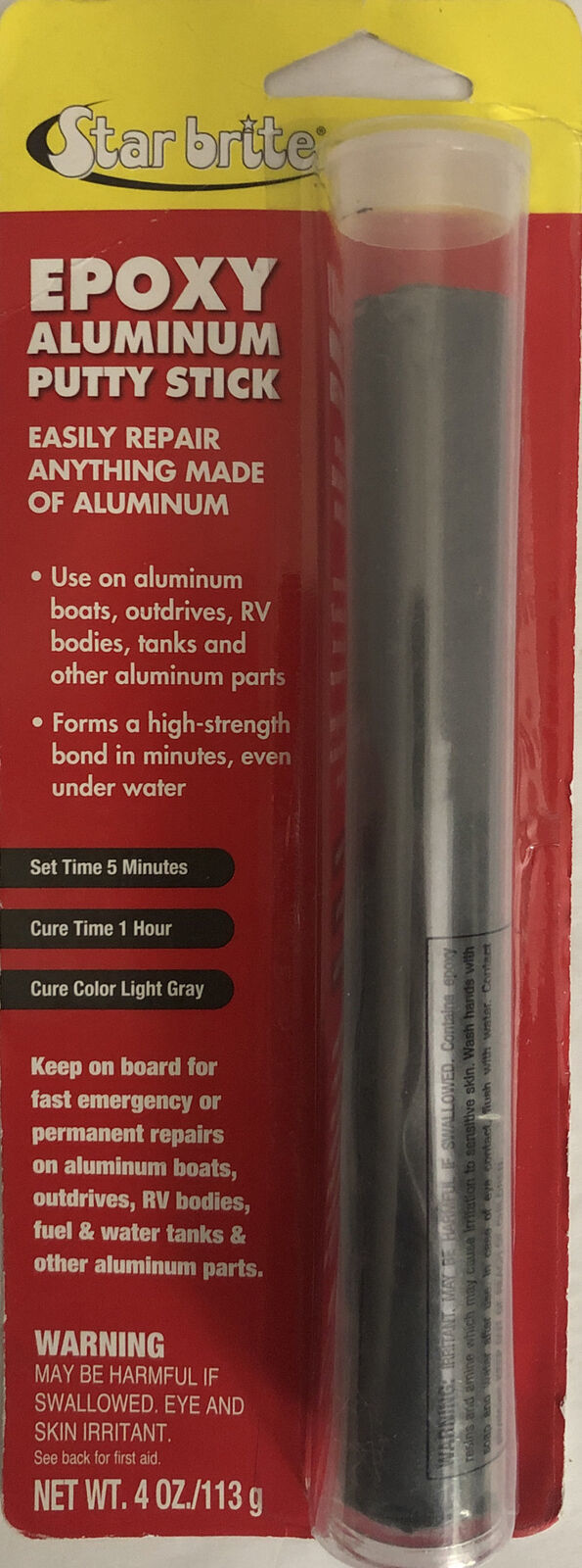 Star Brite  #87004 Aluminum Putty Stick-Brand New-SHIPS N 24 HOURS - $22.65
