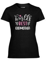 Worlds Best Godmother Shirt, Gift for Godmother, Shirt for Godmother - £15.04 GBP+