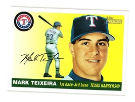 2004 Topps Heritage #145 Mark Teixeira Texas Rangers - £2.38 GBP