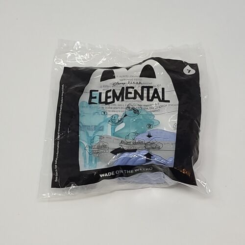 Primary image for McDonalds Happy Meal Toy Disney Pixar Elemental #7 Wade On The Wetro 2023 New