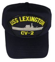 USS LEXINGTON CV-2 HAT CAP USN NAVY SHIP AIRCRAFT CARRIER GRAY GREY LADY... - $22.99