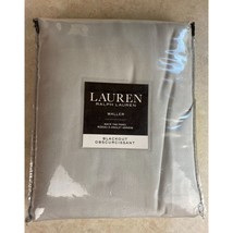 Lauren Ralph Lauren Black Out Curtain 52&quot; x 63&quot; 1 Back Tab Panel Waller Silver N - £10.84 GBP