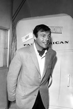 Adam West on Pan American Airlines Plane 1960&#39;s Batman Era 24x18 Poster - £19.43 GBP