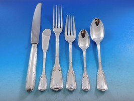 Chateaudun by Souche Lapparra French Sterling Silver Flatware Set Service 85 pcs - £11,864.26 GBP
