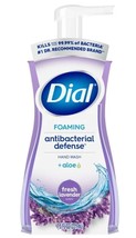 Dial Foaming Antibacterial Defense Hand Wash + Aloe, Fresh Lavender, 7.5... - $6.79