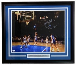 Christian Laettner Signed Framed 16x20 Duke Blue Devils Photo The Shot I... - £152.19 GBP