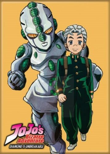 JoJo&#39;s Bizarre Adventure Anime Koishi and Reverb Refrigerator Magnet NEW... - $3.99
