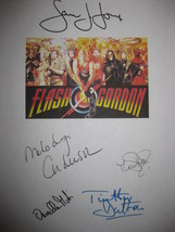Flash Gordon Signed Film Movie Screenplay Script Screenplay Sam J. Jones... - £15.94 GBP