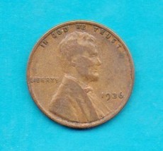 1936  Lincoln Wheat Penny- Circulated - £0.28 GBP