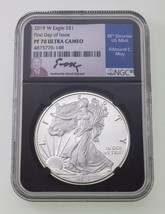 2019-W S $1 Americana Argento Aquila NGC PF70 Ultra Cammeo Moy Fdoi - $163.71