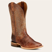 Ariat Men's Cowhand Western Leather Boot Adobe Clay - $2,825.99 MXN