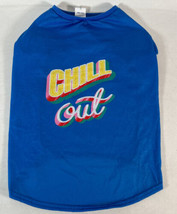 Top Paw Chill Out Light Shirt For Dogs~ Size Large ~ NEW Without Tags Blue - $9.89
