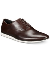 Bar III Men&#39;s Warner Casual Smooth Lace-Up Oxfords Size 8 M BROWN - £39.87 GBP