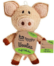 Spunky Pup Woolies Pig Plush Dog Toy - £9.43 GBP+