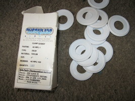 NEW LOT of 10 Rubber FAB Mold Gasket Sanitary Clamp Teflon 1&quot; 2&quot;  # 40-M... - $37.99