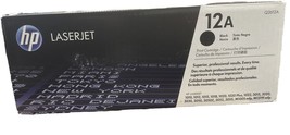 HP 12A Black Original LaserJet Toner Cartridge, ~2,000 pages, Q2612A - $54.45