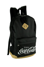 Scratch &amp; Dent Coca-Cola Logo Black Canvas Backpack - £27.12 GBP
