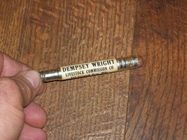 Dempsey Wright Livestock Commission Oklahoma City Okc Bullet Pencil George Rule - £19.98 GBP