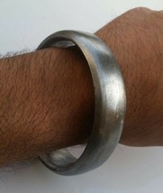 Sarbloh pure iron steel smooth sikh singh khalsa taksali chunky kara kada d12 - $45.58