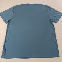 Magellan Outdoors Loose Fit Mens Blue Cotton Blend Short Sleeve T-Shirt Size 2XL image 9