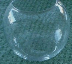 Nice Smaller Size Clear Ball Vase, Vgc, Great For Rose Bud Of Terrarium Display - £8.86 GBP