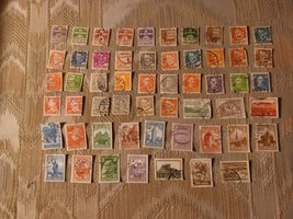 Lot Of 55 Denmark Danmark Cancelled Postage Stamps Vintage Collection VTG Sets  - £25.68 GBP