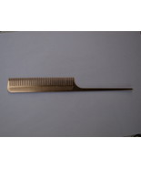 Vintage Russian Soviet USSR Aluminum Hair Comb Gold Color #28 - $18.66 CAD