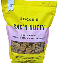 Bocce's Bakery Bac'n Nutty Soft &amp; Chewy Dog Treats 32 Oz EXP 06/2027 - $27.97