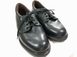 Red Wing Mens Lace Up Oxford Shoes Size 7 Black Leather Excellent Condition - $40.10
