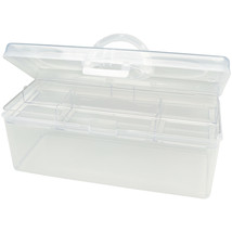 Plastic Craft Hobby Tote Clear 13.5 X 5.5 X 5.5 Inches - £45.35 GBP