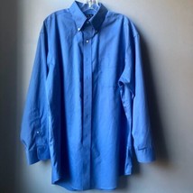 Men&#39;s Jos. A Banks Blue Button Down 100% Cotton Shirt 16 1/2 - 33 - £20.67 GBP