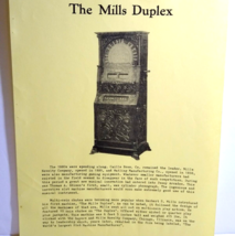 The Mills Duplex Slot Machine AD Marketplace Magazine Print Vintage Adve... - $11.02