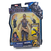 Marvel Avengers Black Panther Shuri 6-Inch Action Figure Hasbro Vibranium Gear - $21.55