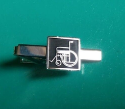 Wheel Chair Tie Clasp Tie Bar Vintage 1960s Disability - £7.79 GBP