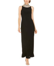 SLNY Embellished Zippered Sleeveless Sheath Formal Dress, Size 6 - £50.42 GBP