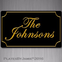 Personalized 3D Font Your Any Family Name  Sign Custom Plaque Aluminum 8&quot; x 12&quot;  - £14.21 GBP