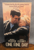 One Fine Day (VHS, 1996) George Clooney Michelle Pfeiffer Acceptable Condition - $5.17