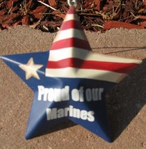 OR225 - Proud Marines - Metal Christmas Ornament  - £1.52 GBP