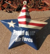 OR226 - Proud Air Force - Metal Christmas Ornament - £1.56 GBP