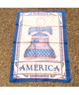 Liberty Bell America Double Side 28&quot; x 40&quot; Independence Memorial Day 4th... - £6.78 GBP