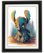 LILO AND STITCH Painting Photo Poster Print - Disney Stitch Wall Art - R... - £14.43 GBP